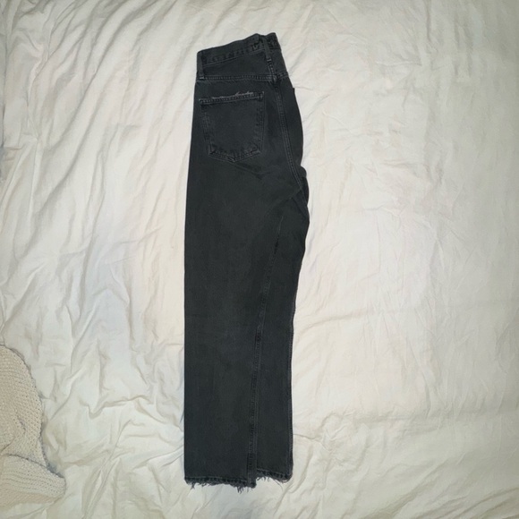 AGOLDE BLACK STRAIGHT LEG JEANS - Picture 3 of 3
